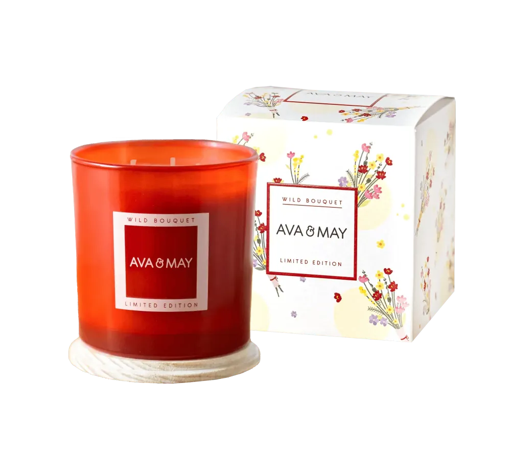 Maxi bougie parfumée Bouquet Sauvage