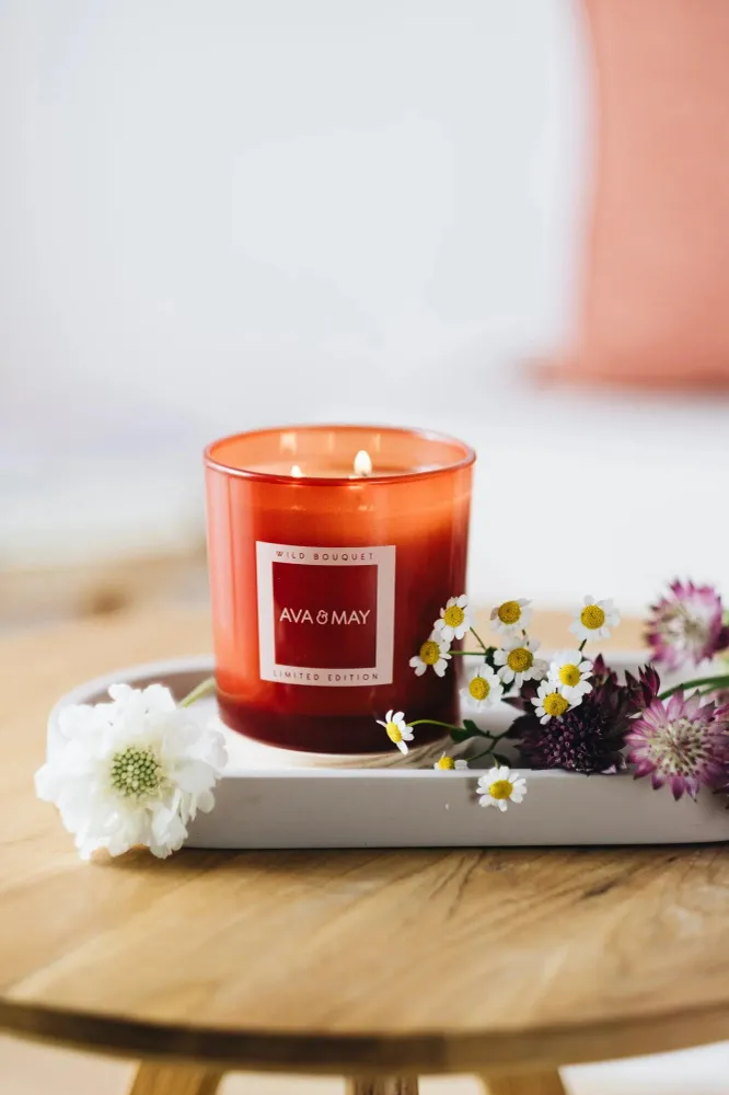 Maxi bougie parfumée Bouquet Sauvage