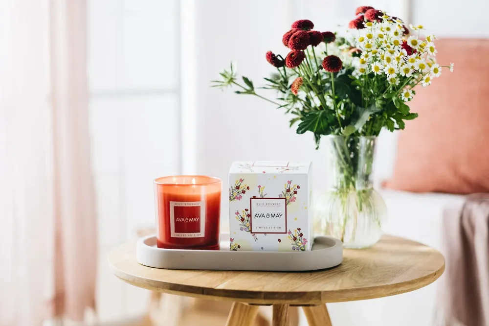 Maxi bougie parfumée Bouquet Sauvage