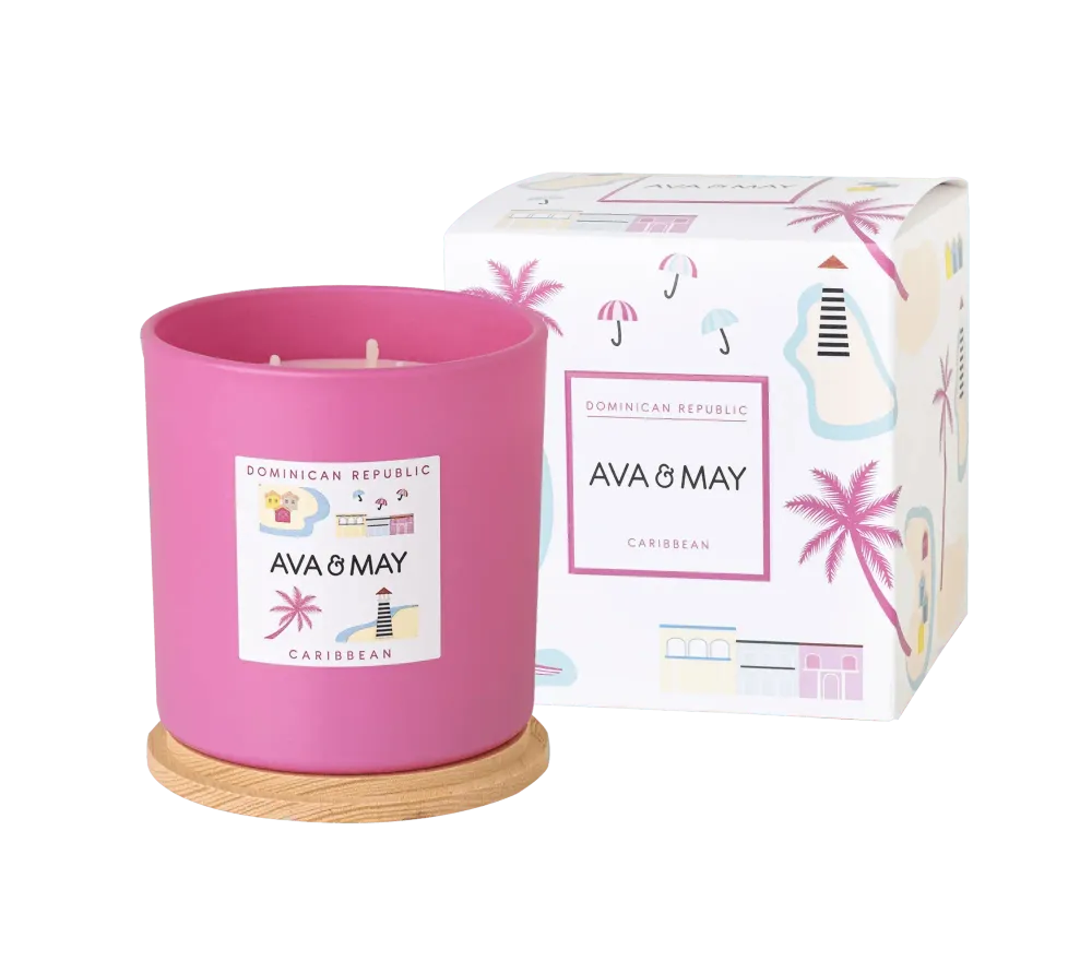 Maxi bougie parfumée République dominicaine