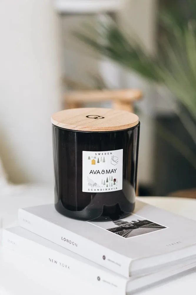 Maxi bougie parfumée Suède
