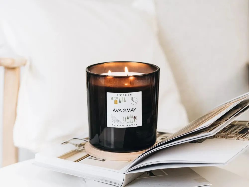 Maxi bougie parfumée Suède