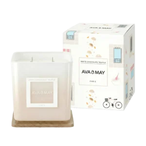 Maxi bougie parfumée Truffe au Chocolat Blanc