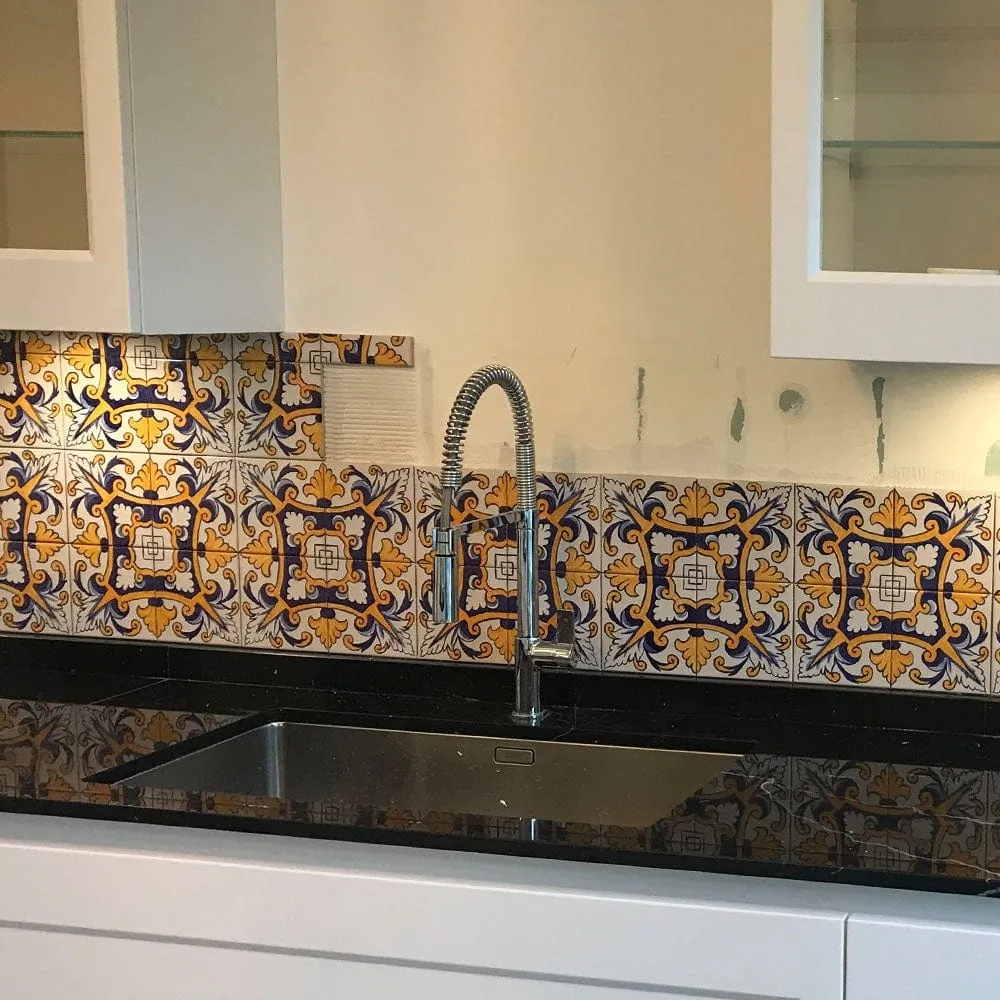 Azulejo Padrão 14x14cm MELU