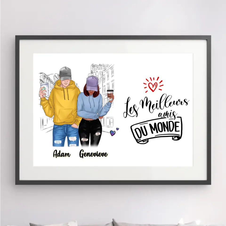 Passe-partout Personnalisée: Cadeau de Noël Idéal Pour Amies, Sœurs, Filles et Meilleures Amies Du Monde merchOne