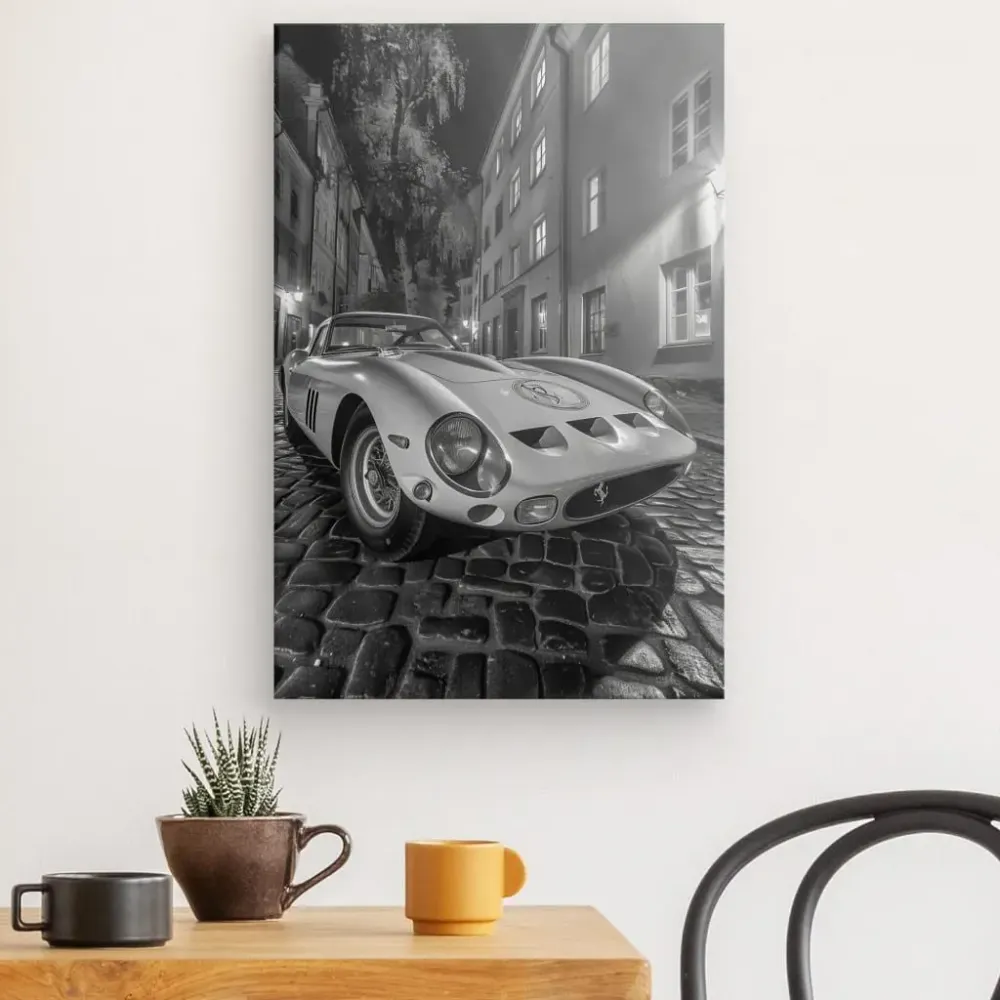 Tableau Ford GT Ruelle Pavée Monochrome merchOne