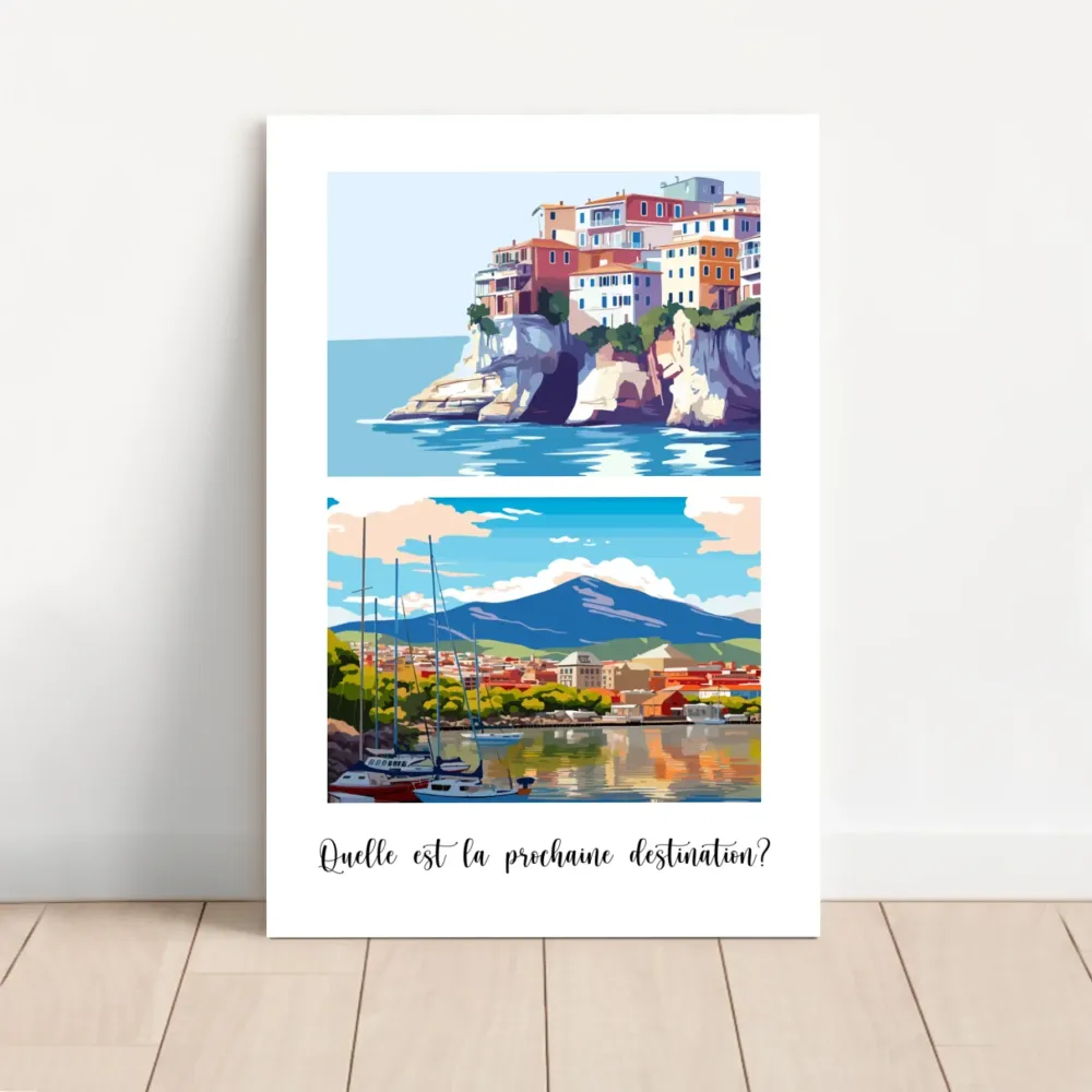 Toile personnalisée "Des souvenirs exceptionnels" 30x20 merchOne