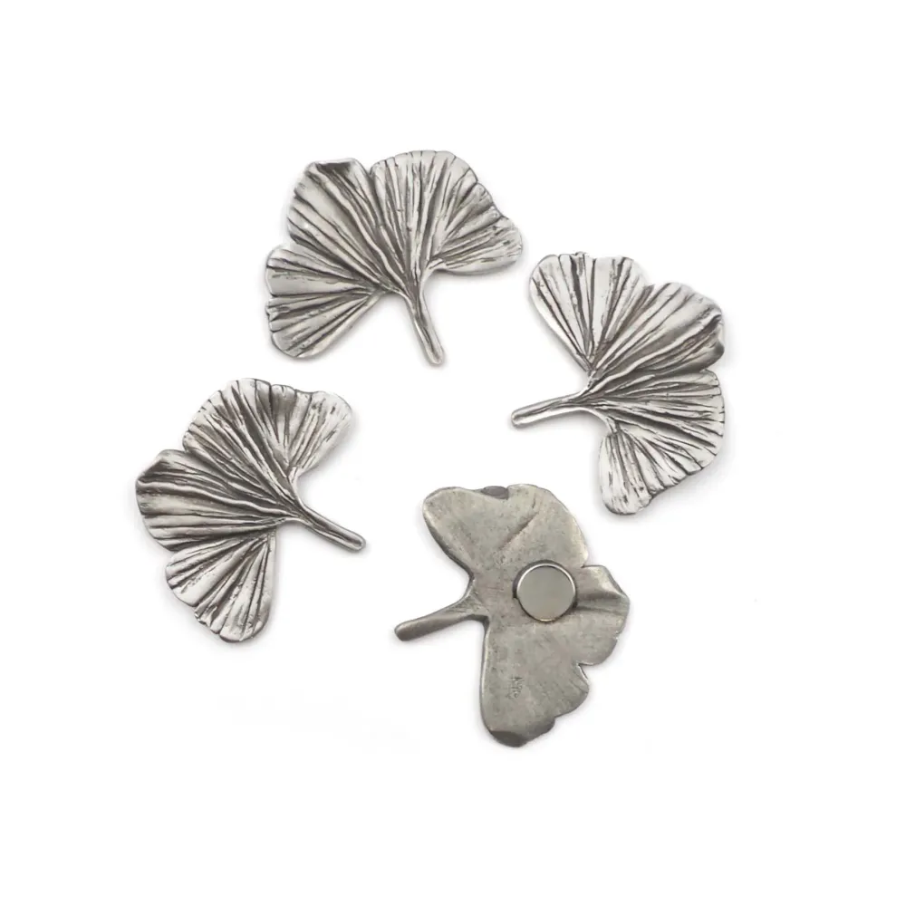 Ensemble de 4 aimants Ginkgo Michelle Beaudoin