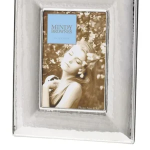 Mindy Brownes Hammered Silver Plated Frame, 4 x 6 inches