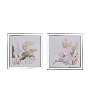 Mindy Brownes Set 2 Tropical Floral Framed Prints, Pink