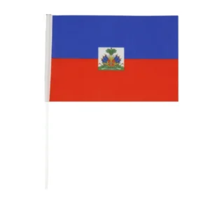 Mini bandera de Haiti 21x13 cm.