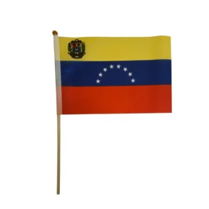 Mini bandera de Venezuela 21x13 cm.
