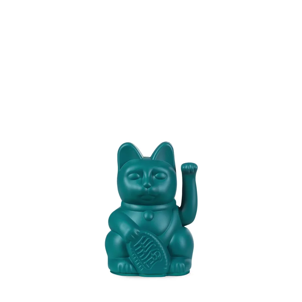 Mini Lucky Cat Maneki Neko Vert - Famille