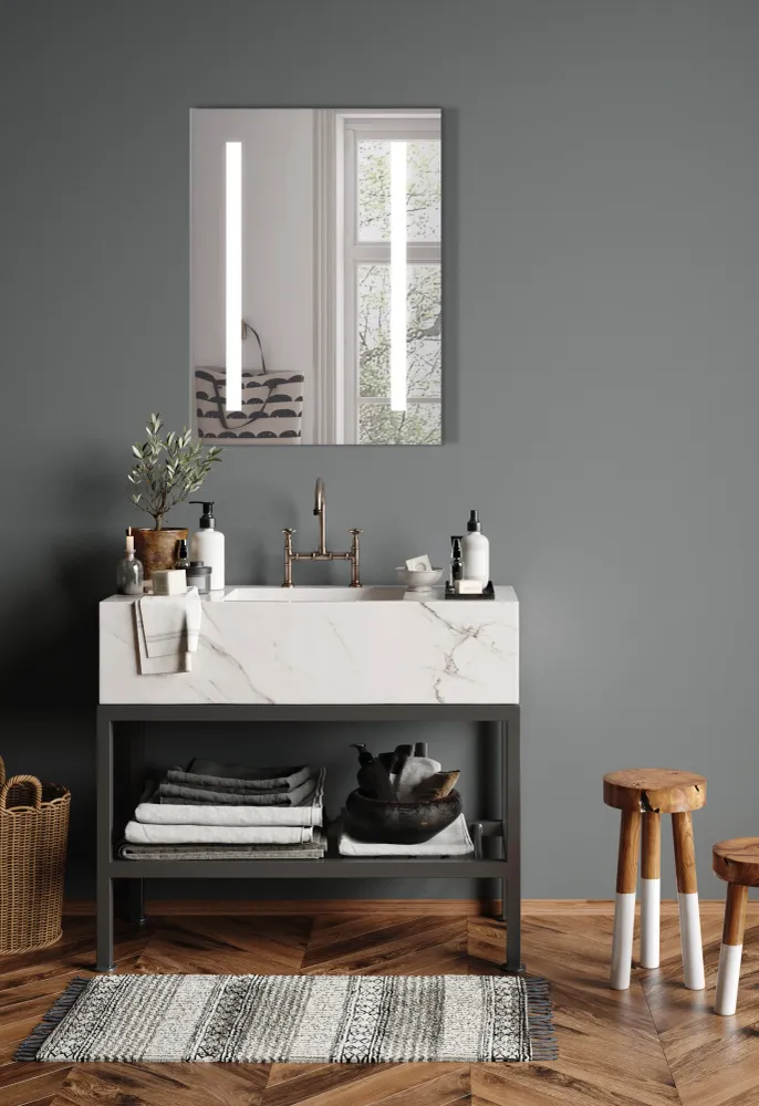 Miroir avec lumière LED 3000k, 720x520mm