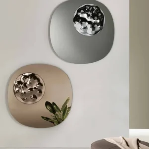 Miroir Bijou gris fumé diamètre 100