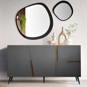 Miroir Fill noir 45x46