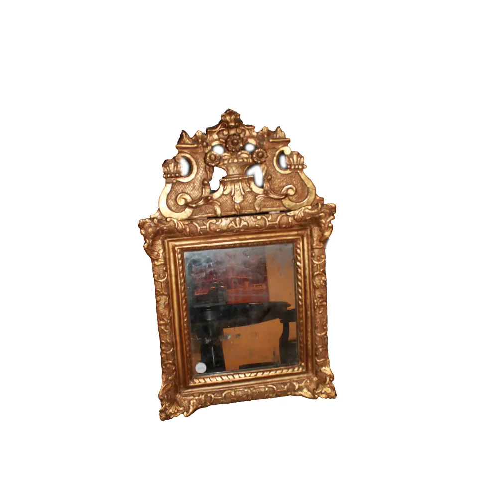Miroir Français en Bois Doré – Fin XVIIIe Siècle