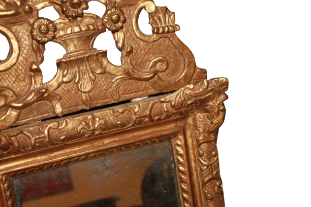 Miroir Français en Bois Doré – Fin XVIIIe Siècle