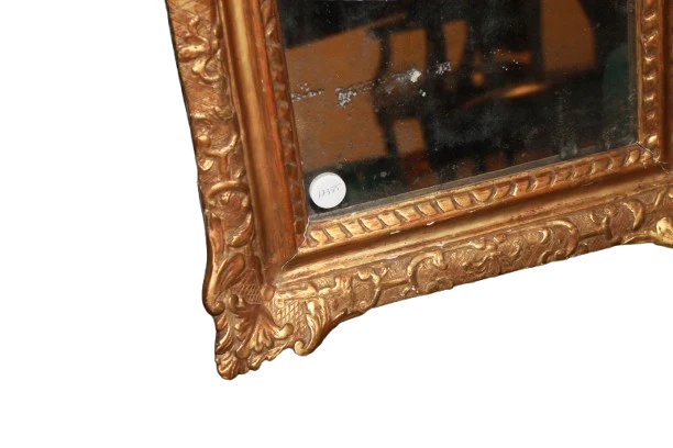 Miroir Français en Bois Doré – Fin XVIIIe Siècle
