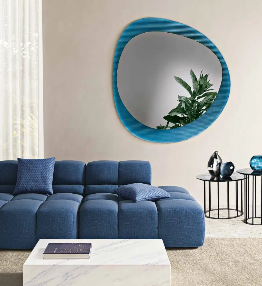 Miroir Kimi bleu 108x130