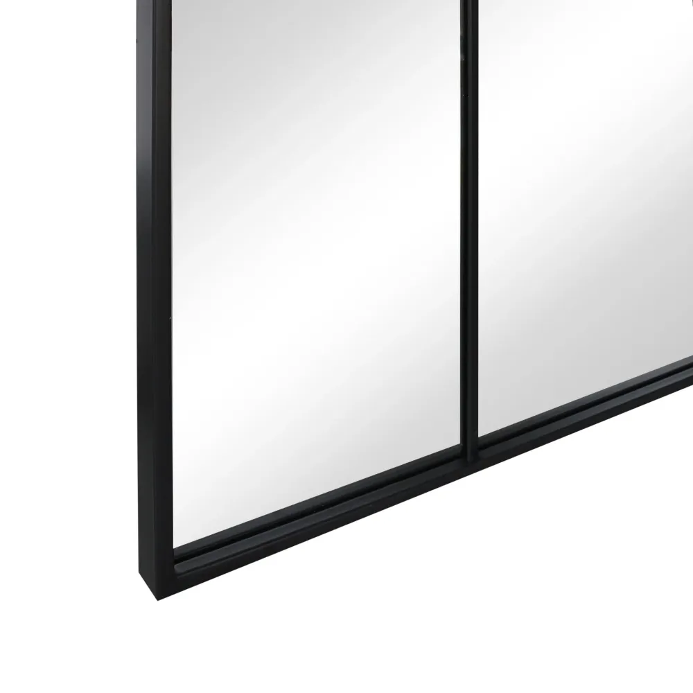 Miroir New York avec cadre noir 180 x 80 cm