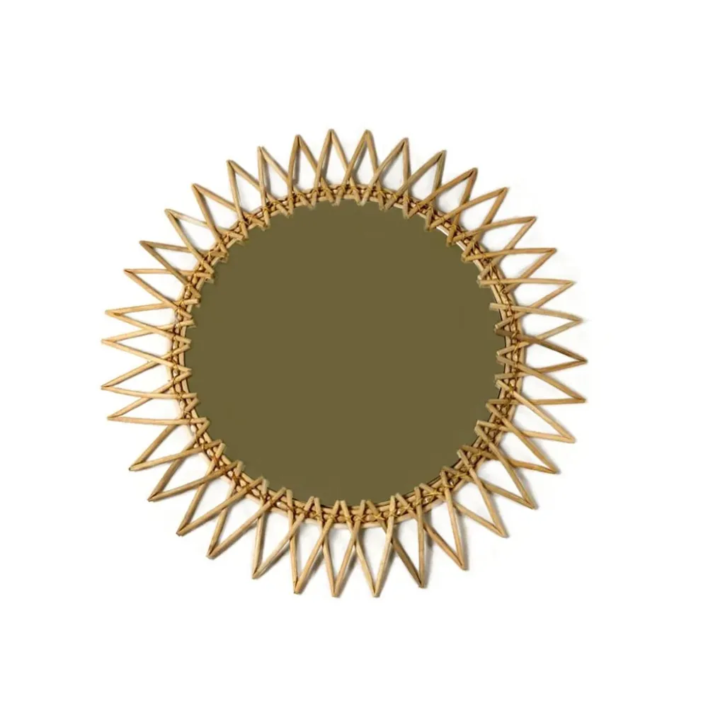 Miroir en rotin D.80 Scorpion