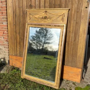 Miroir trumeau doré