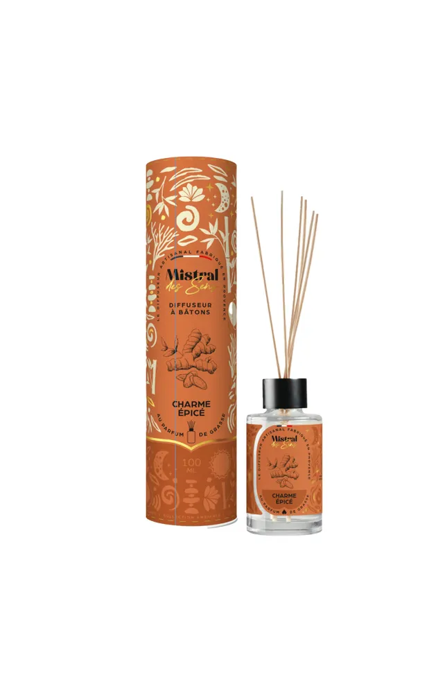 Diffuseur d'ambiance - Charme Epicé - 100 ml Mistral Des Sens