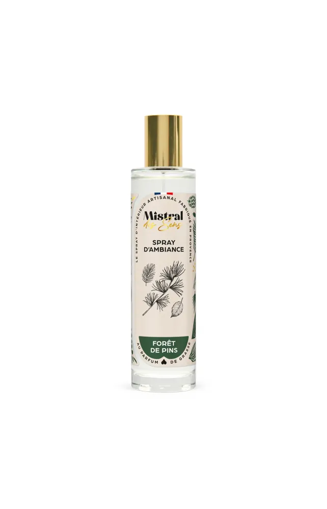 Spray d'ambiance - Fôret de pins - 100 ml Mistral Des Sens
