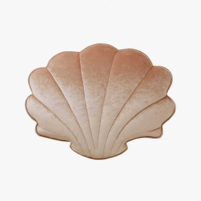 Moi Mili | Coussin coquillage en velours