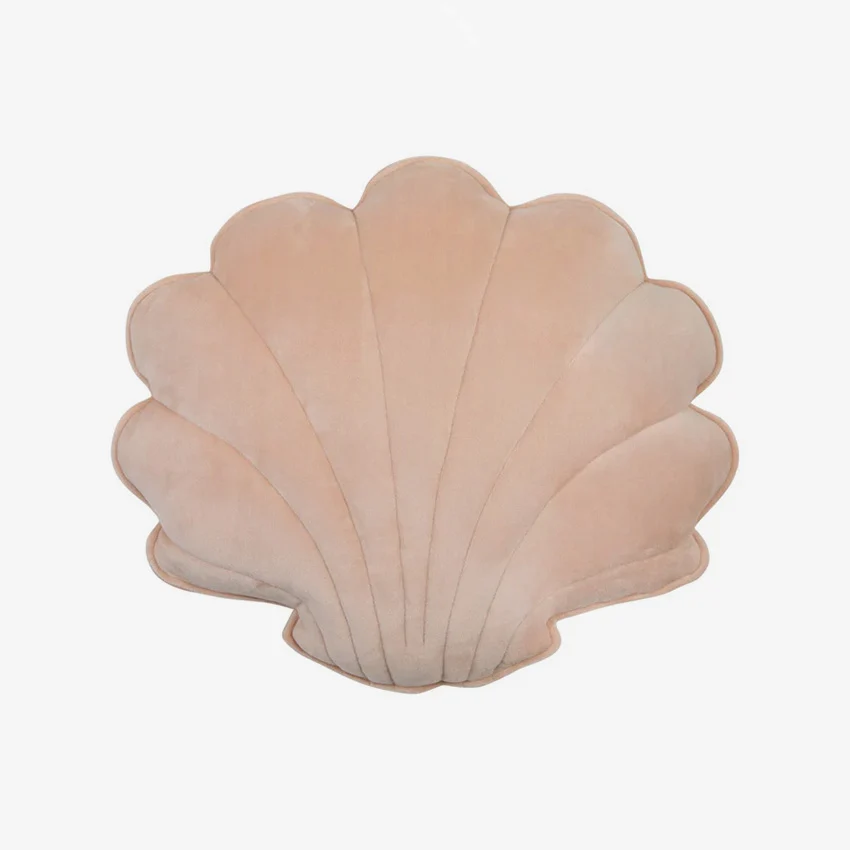Moi Mili | Coussin coquillage en velours