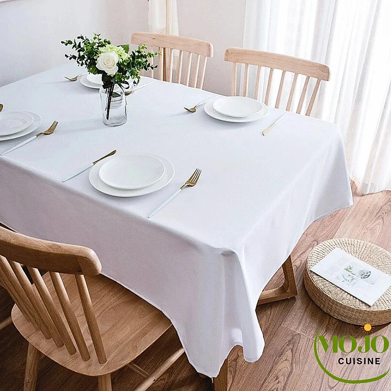 Nappe carrée blanche Mojo Cuisine