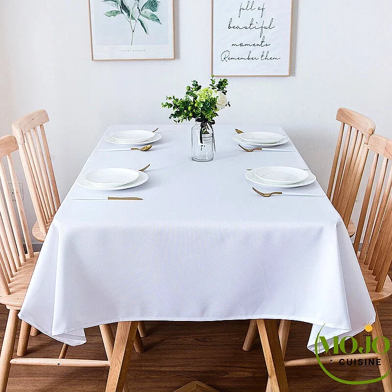 Nappe carrée blanche Mojo Cuisine
