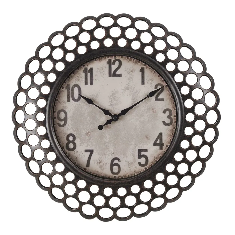 I 9087 - Horloge, 16" Rond, Horloge Murale, Transitionnel Monarch Specialties