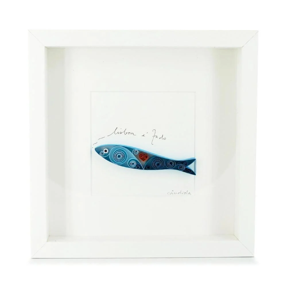 Tableau en paperolles "Sardinha" MOPA