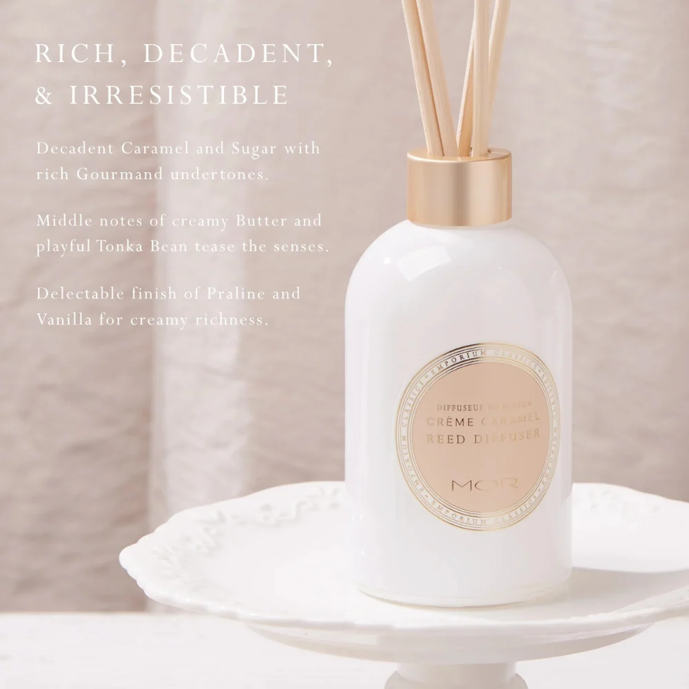 MOR Emporium Classics Creme Caramel Reed Diffuser 200ml