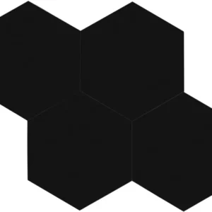 Mosaique Adhésif Noir Hexagone Pour Tout Murs