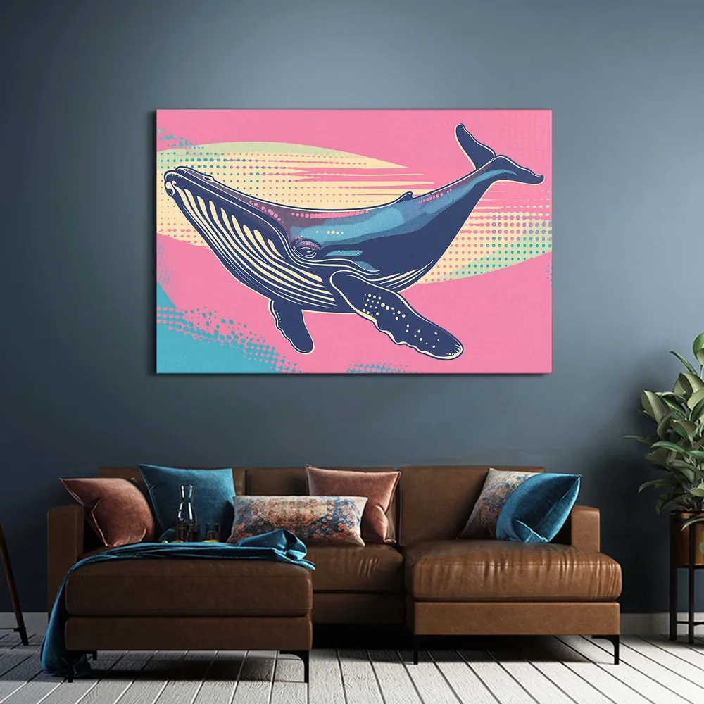 Arc-en-Ciel Tableau Baleine MusaArtGallery