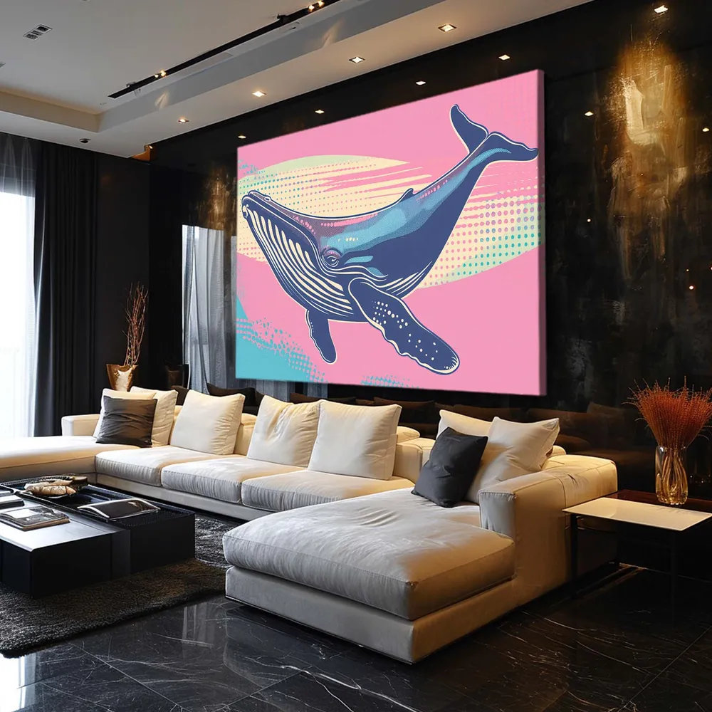 Arc-en-Ciel Tableau Baleine MusaArtGallery