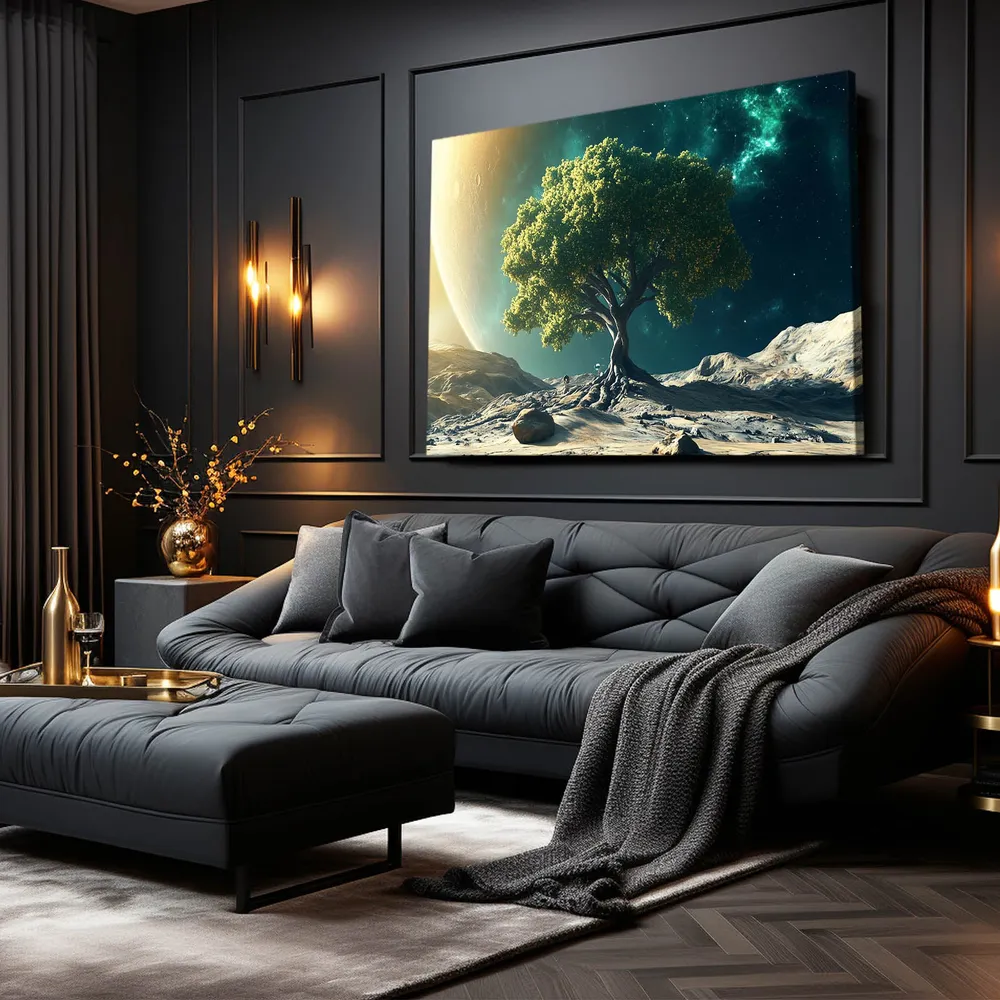 Cosmos Tableau Arbre De Vie MusaArtGallery