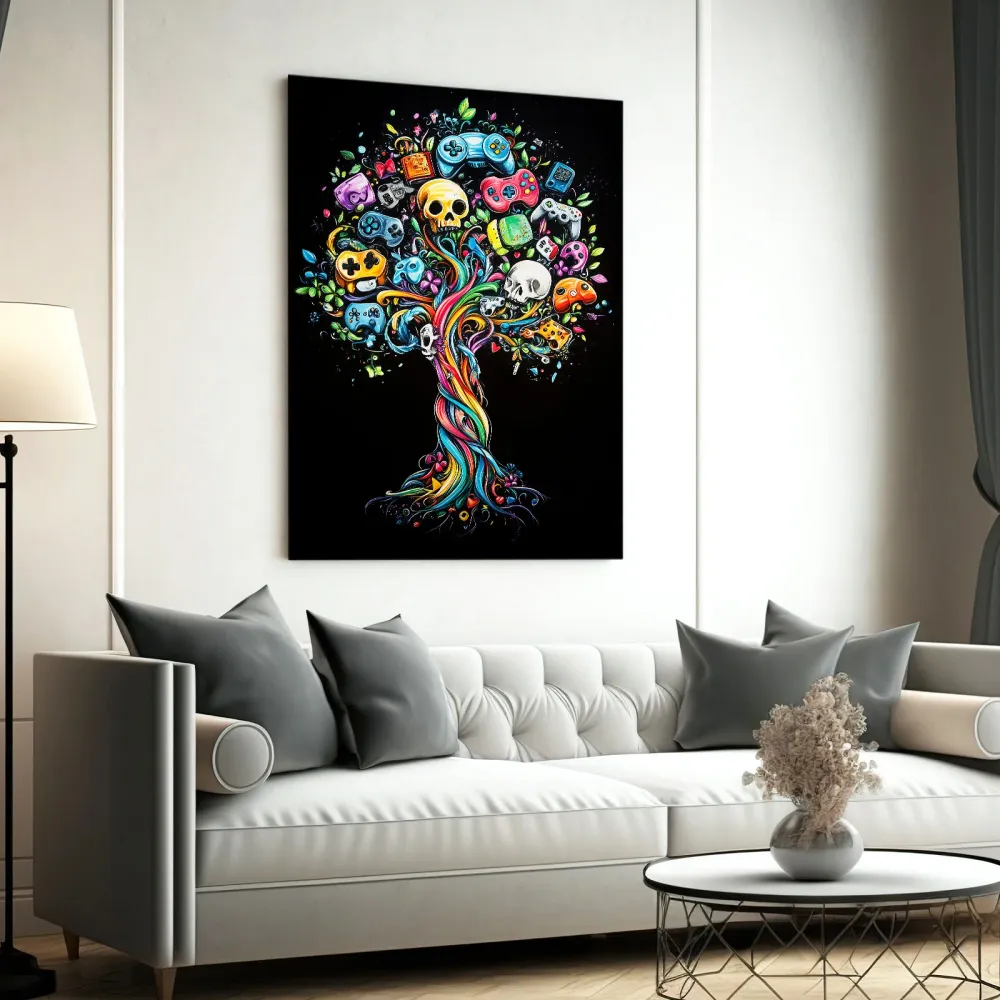Fleurs Tableau Arbre De Vie MusaArtGallery