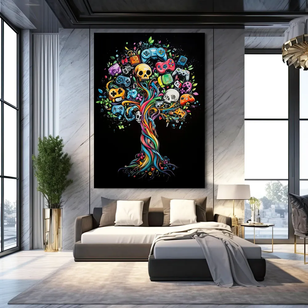 Fleurs Tableau Arbre De Vie MusaArtGallery