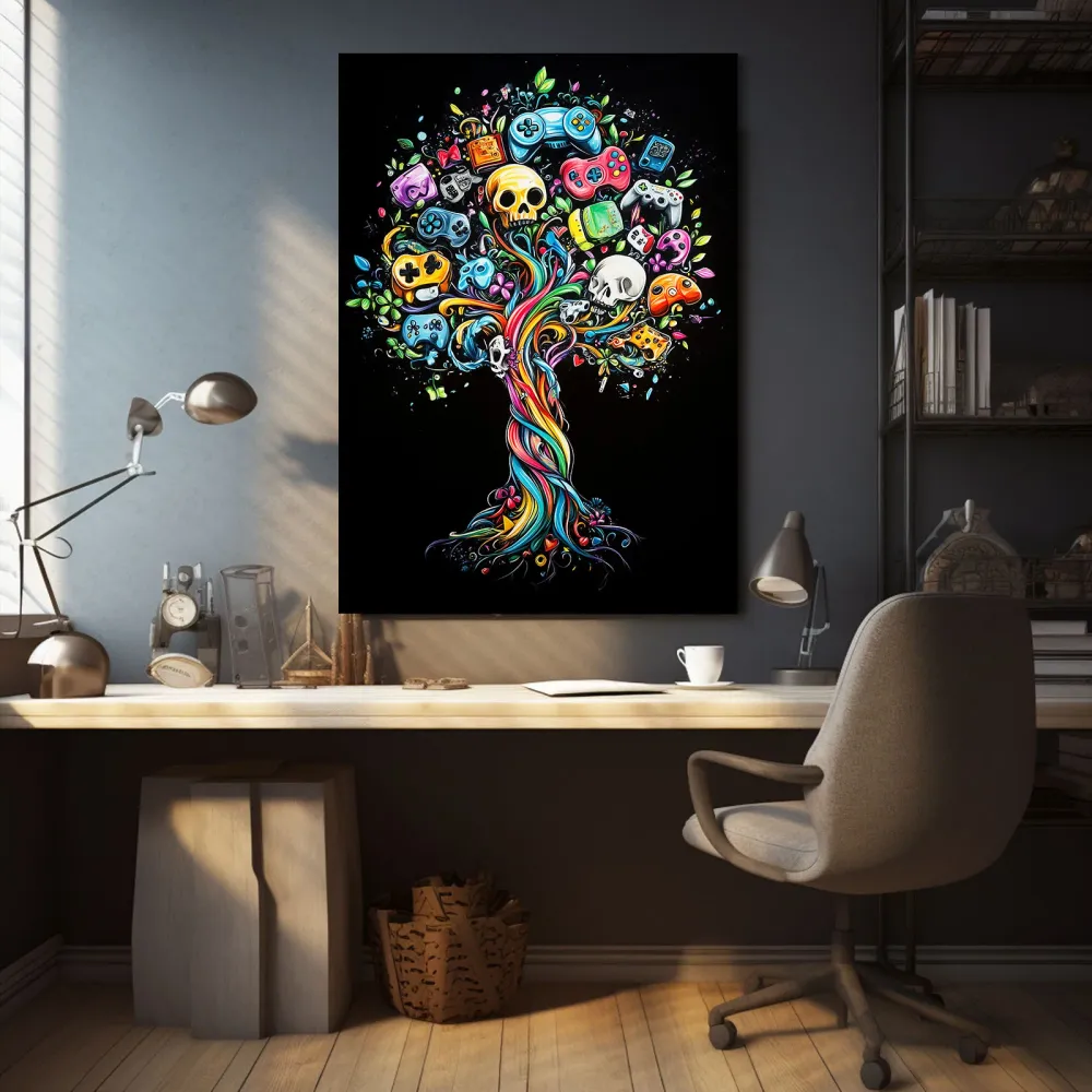Fleurs Tableau Arbre De Vie MusaArtGallery