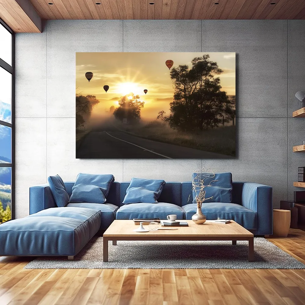 Matin Brumeux Tableau Paysage MusaArtGallery