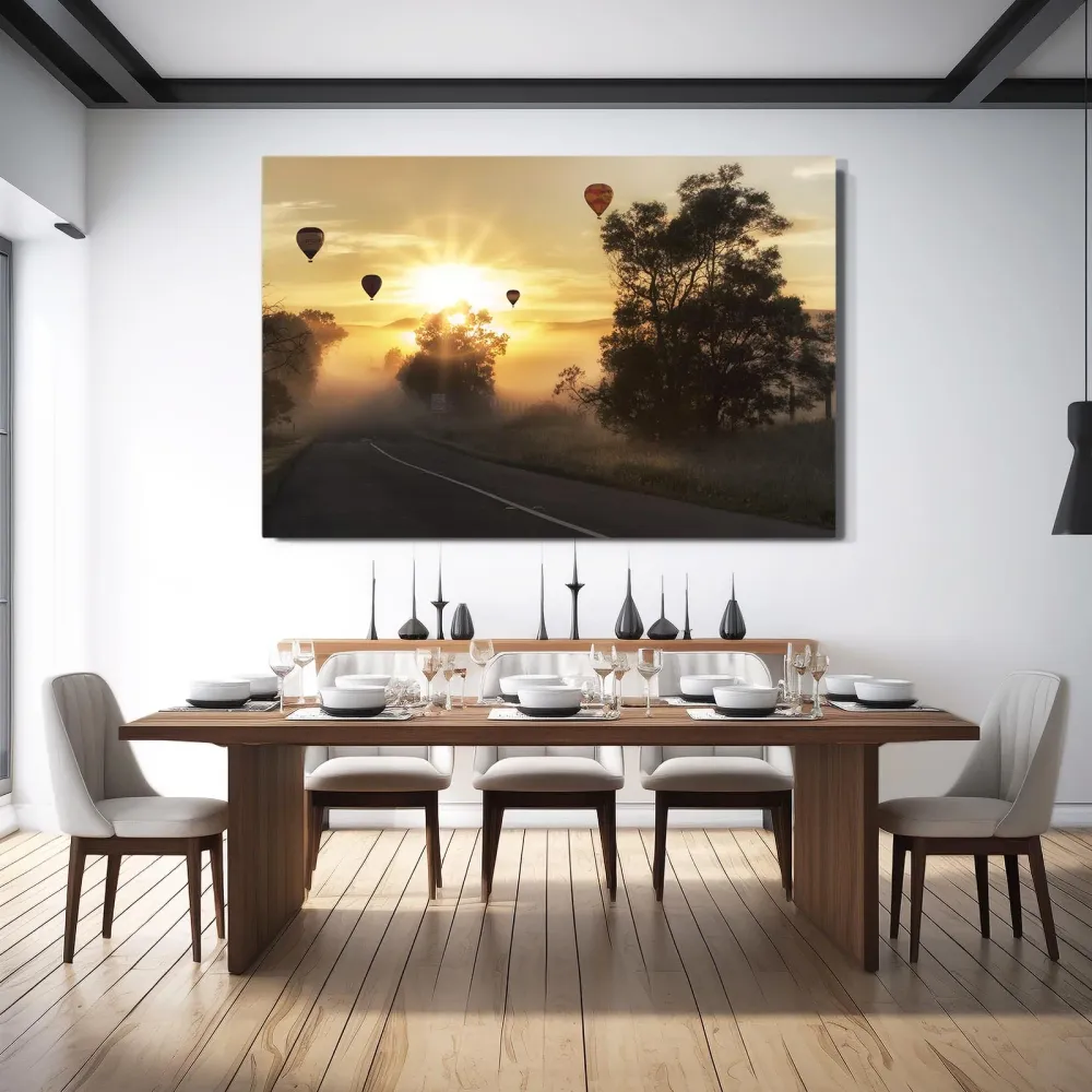 Matin Brumeux Tableau Paysage MusaArtGallery