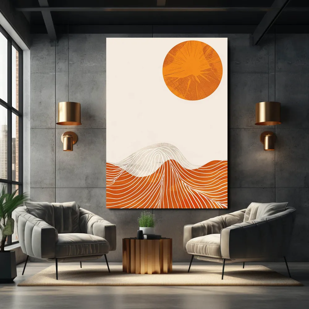 Nature et Soleil Tableau Scandinave MusaArtGallery