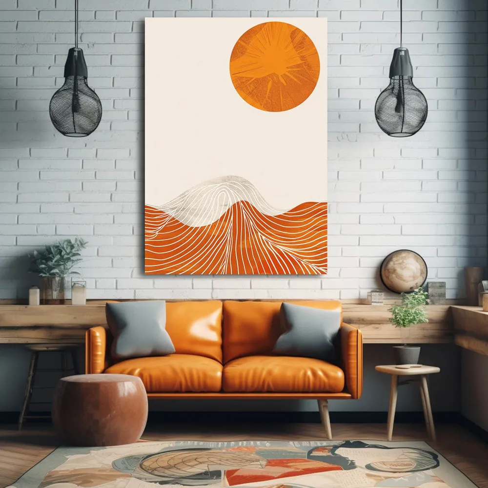 Nature et Soleil Tableau Scandinave MusaArtGallery