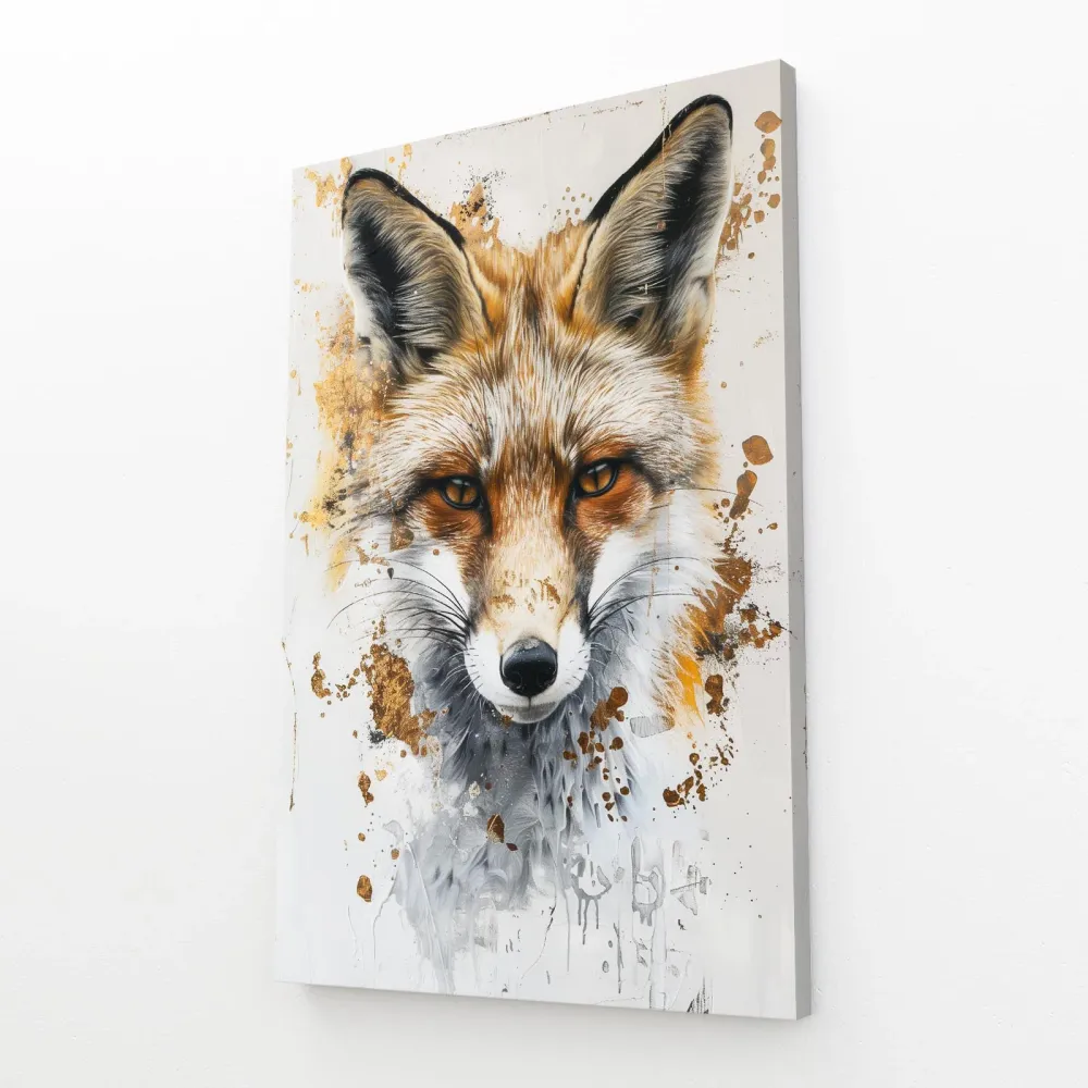 Reflet Sauvage Tableau Renard MusaArtGallery