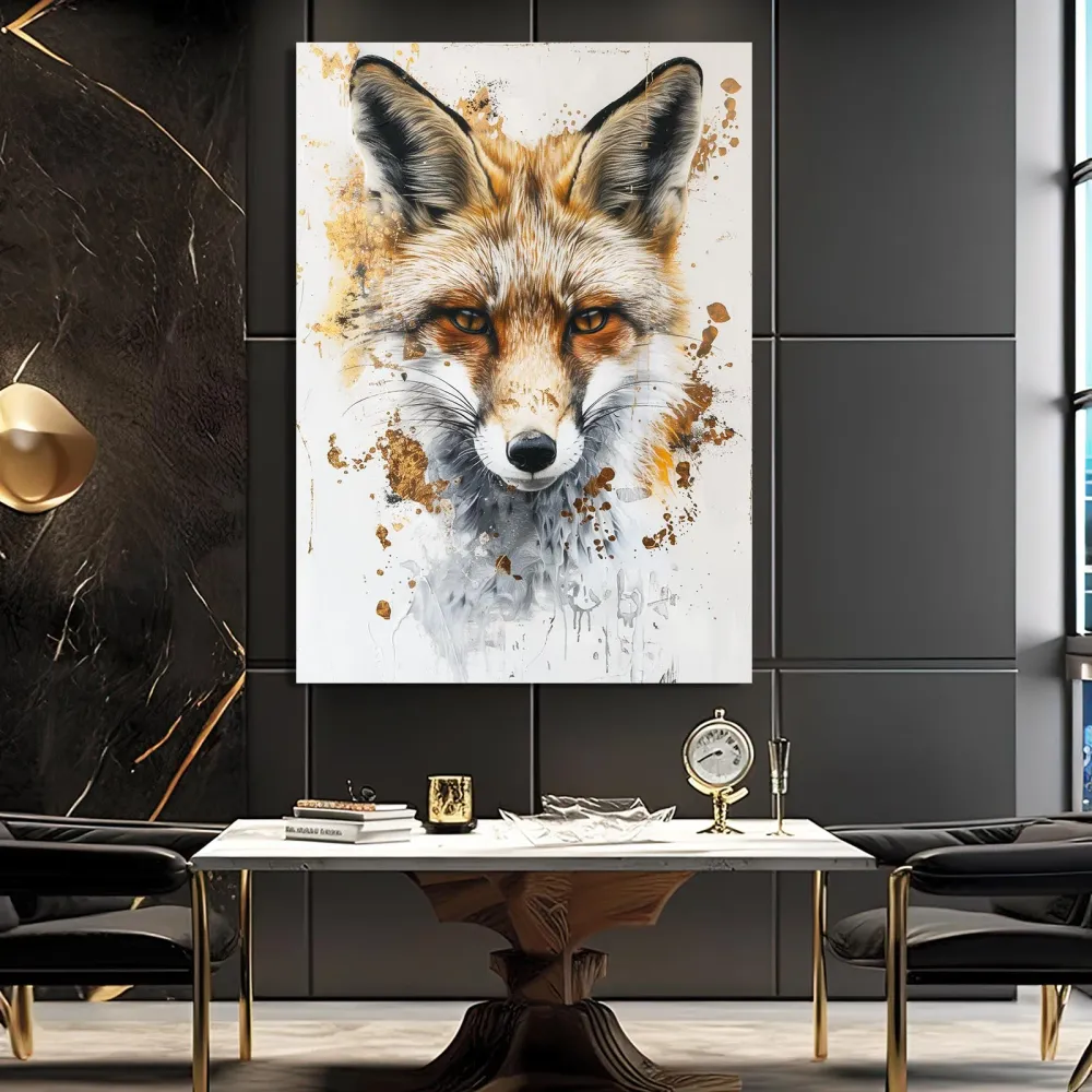 Reflet Sauvage Tableau Renard MusaArtGallery