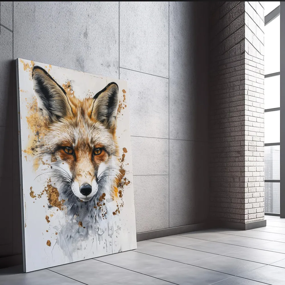 Reflet Sauvage Tableau Renard MusaArtGallery